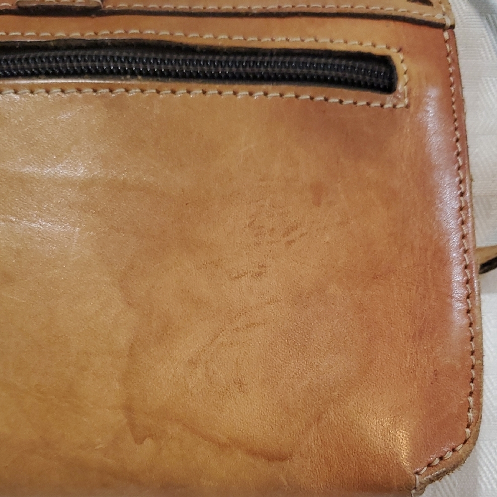Patricia Nash Tori Brown Lattice Crossbody Bag - Picture 6 of 14